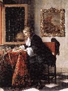 Man Writing a Letter gsg METSU, Gabriel